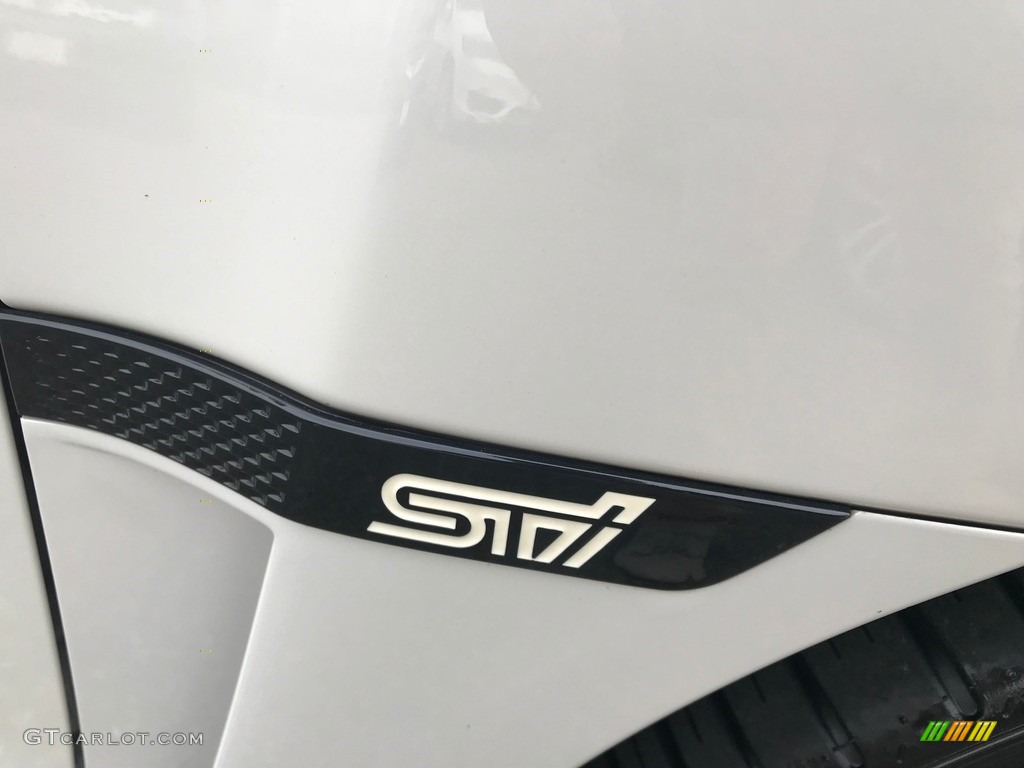 2017 WRX STI - Crystal White Pearl / Carbon Black photo #18