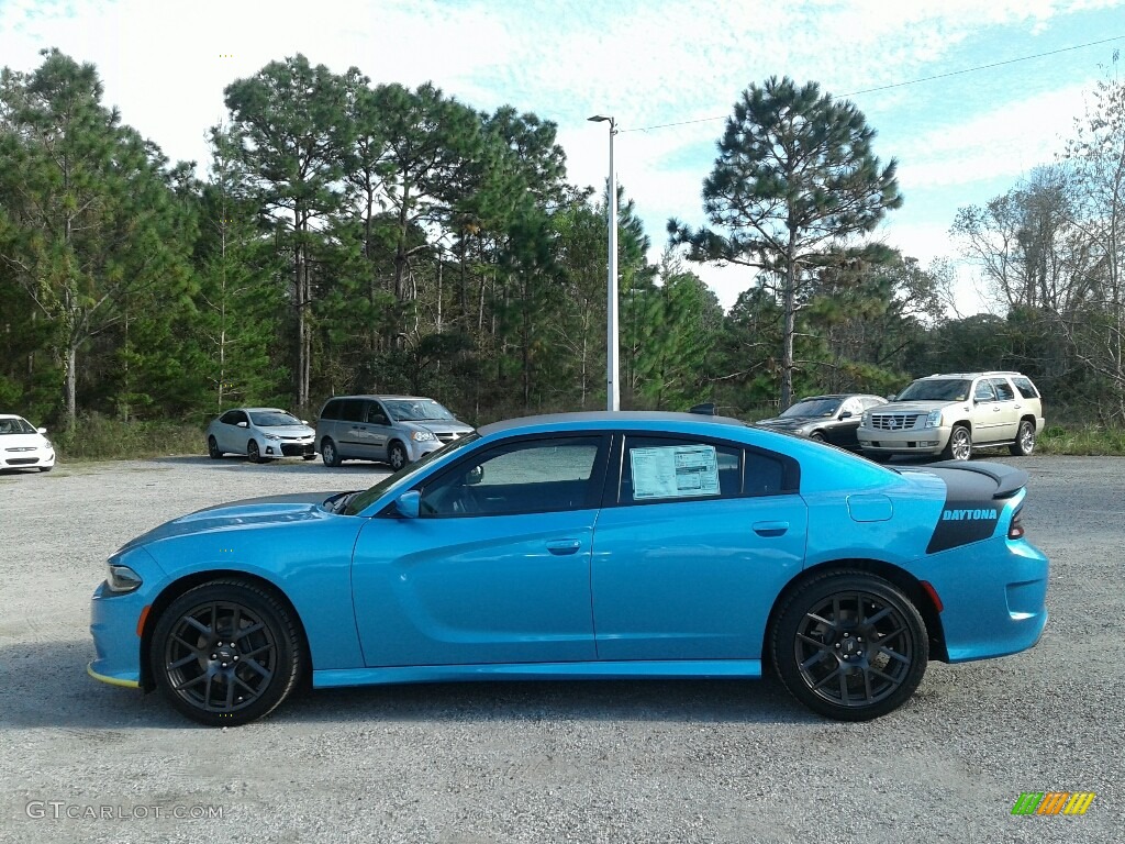 2019 Charger Daytona - B5 Blue Pearl / Black photo #2