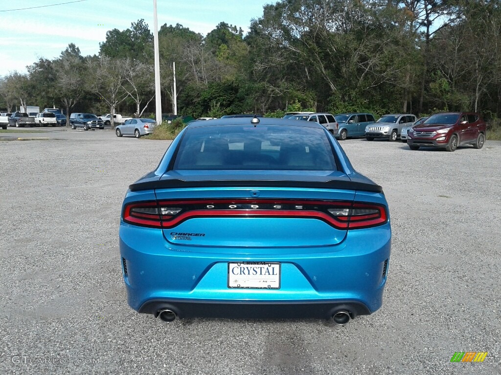 2019 Charger Daytona - B5 Blue Pearl / Black photo #4