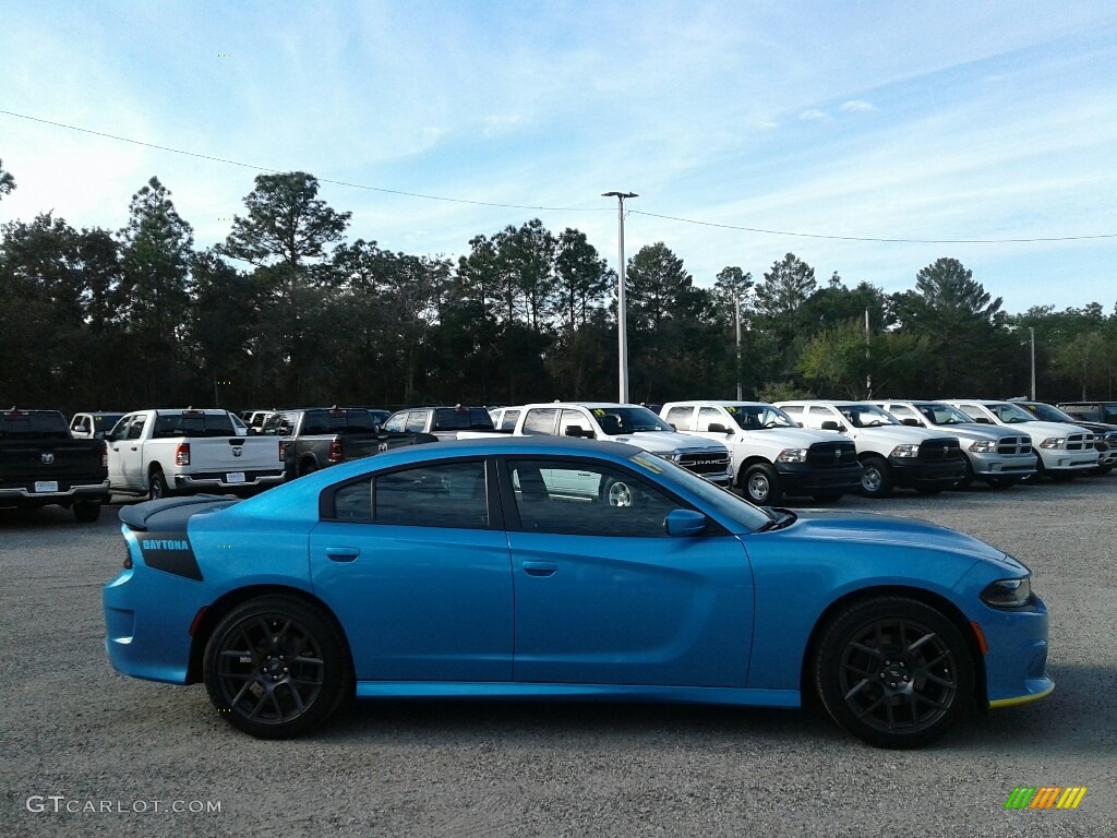 2019 Charger Daytona - B5 Blue Pearl / Black photo #6
