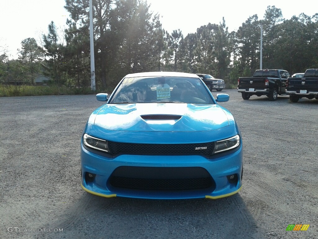 2019 Charger Daytona - B5 Blue Pearl / Black photo #8
