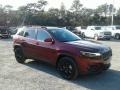 2019 Velvet Red Pearl Jeep Cherokee Latitude Plus  photo #7