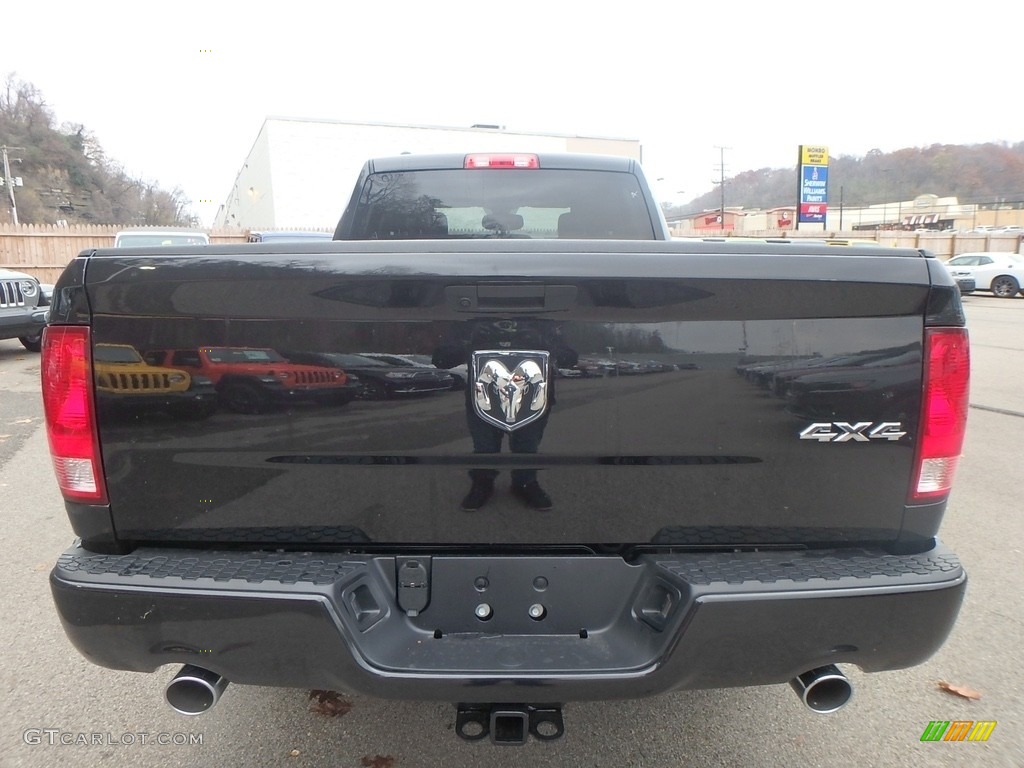 2019 1500 Classic Tradesman Quad Cab 4x4 - Brilliant Black Crystal Pearl / Black/Diesel Gray photo #4