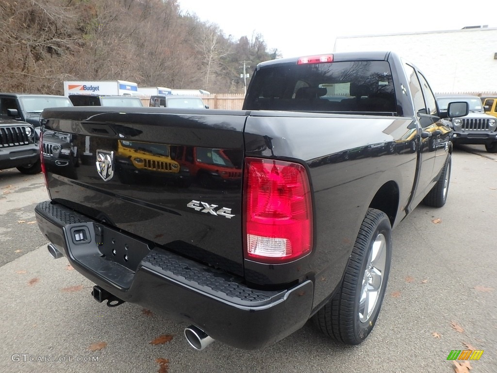 2019 1500 Classic Tradesman Quad Cab 4x4 - Brilliant Black Crystal Pearl / Black/Diesel Gray photo #5