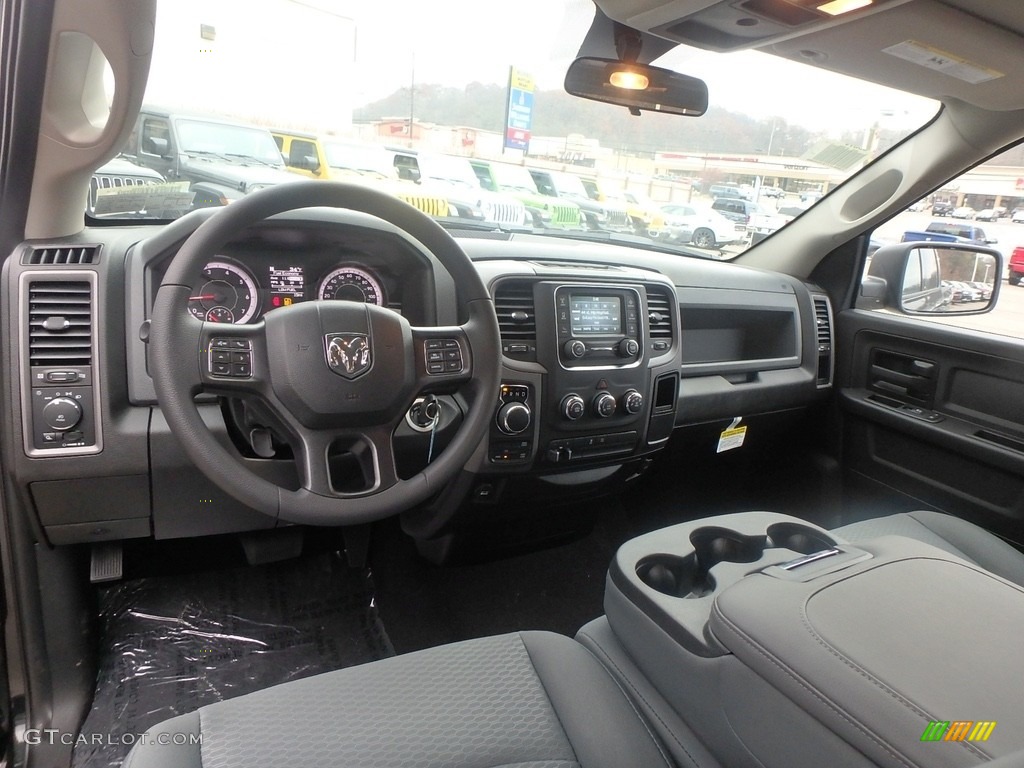2019 1500 Classic Tradesman Quad Cab 4x4 - Brilliant Black Crystal Pearl / Black/Diesel Gray photo #12