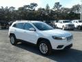 2019 Bright White Jeep Cherokee Latitude 4x4  photo #7