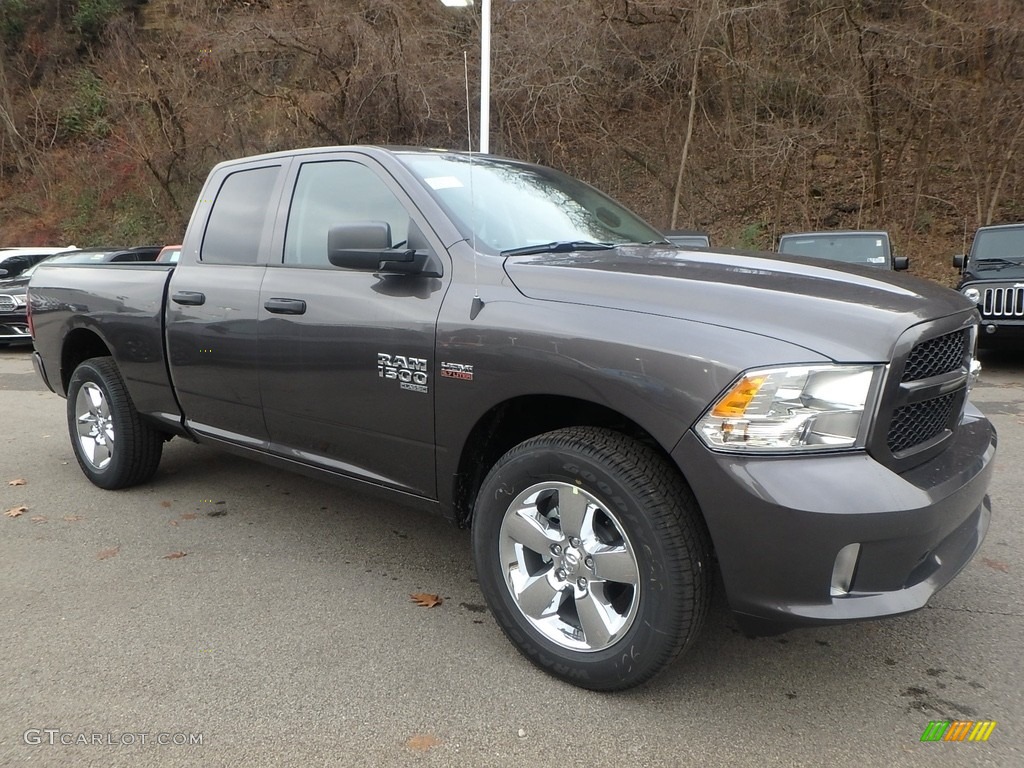 2019 1500 Classic Tradesman Quad Cab 4x4 - Granite Crystal Metallic / Black/Diesel Gray photo #7