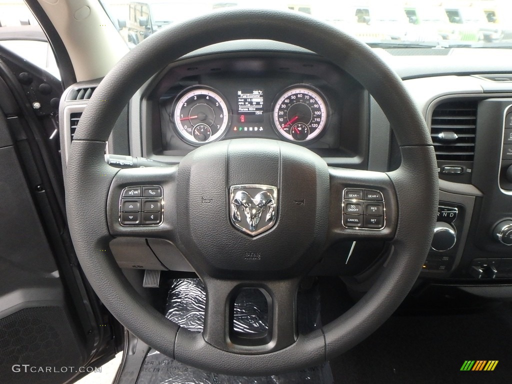 2019 1500 Classic Tradesman Quad Cab 4x4 - Granite Crystal Metallic / Black/Diesel Gray photo #17