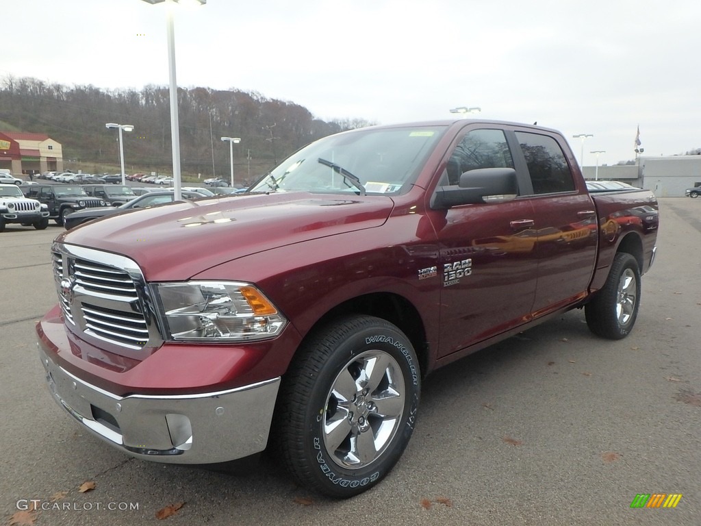 2019 1500 Classic Big Horn Crew Cab 4x4 - Delmonico Red Pearl / Black/Diesel Gray photo #1