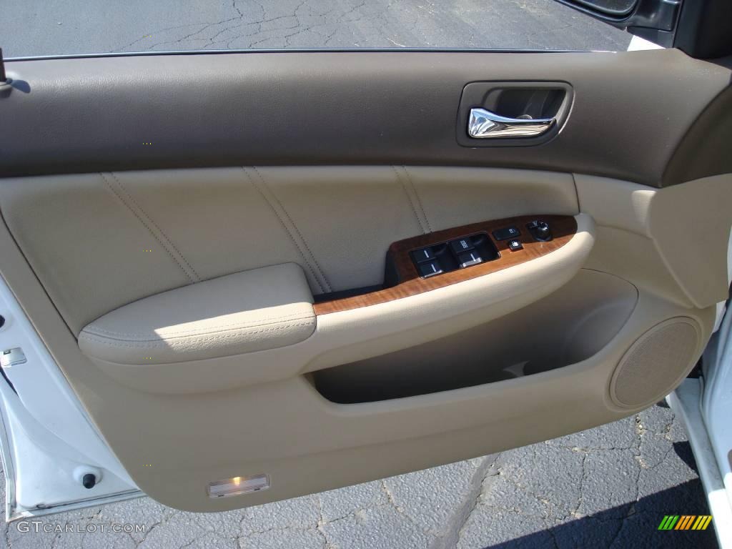 2007 Accord EX-L Sedan - Taffeta White / Ivory photo #12