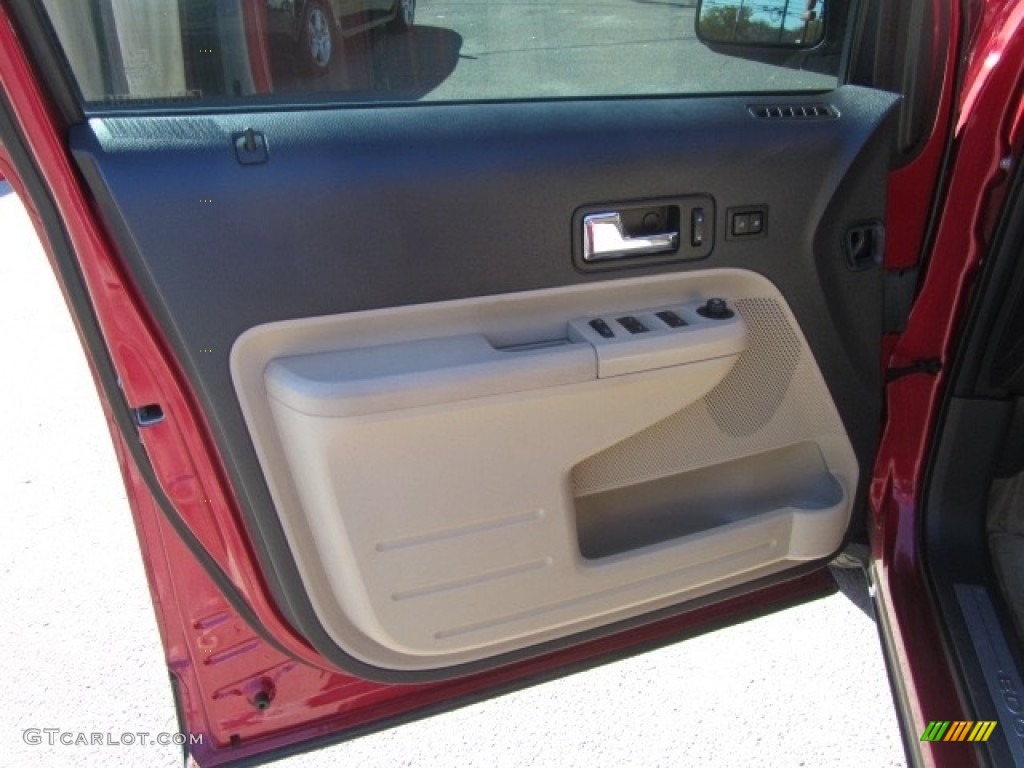 2010 Edge Limited AWD - Red Candy Metallic / Camel photo #17