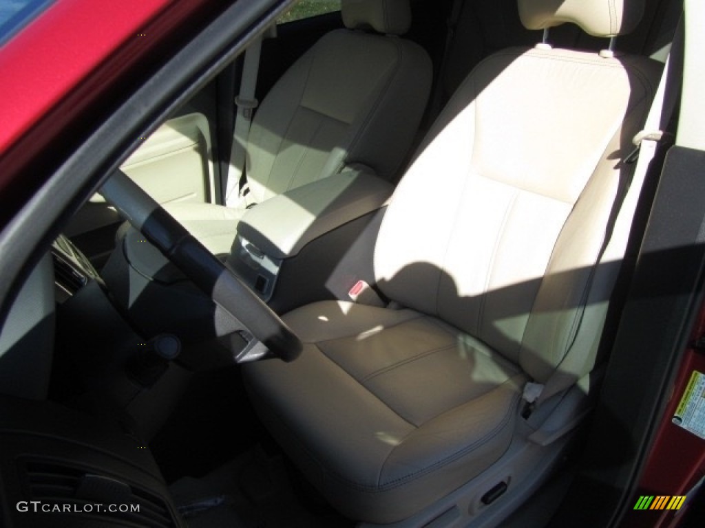 2010 Edge Limited AWD - Red Candy Metallic / Camel photo #18