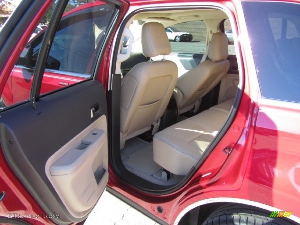 2010 Edge Limited AWD - Red Candy Metallic / Camel photo #19