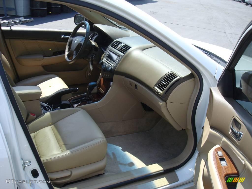 2007 Accord EX-L Sedan - Taffeta White / Ivory photo #16