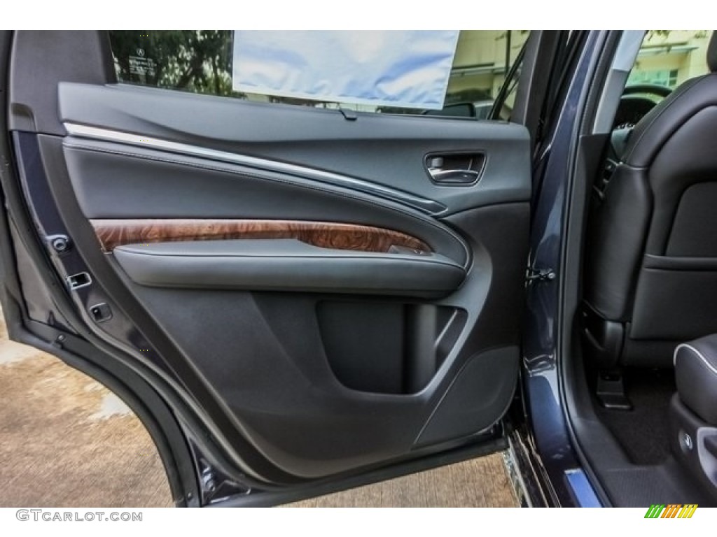 2019 Acura MDX Advance SH-AWD Ebony Door Panel Photo #130568003