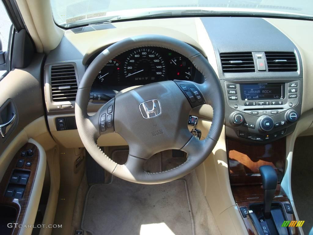 2007 Accord EX-L Sedan - Taffeta White / Ivory photo #27