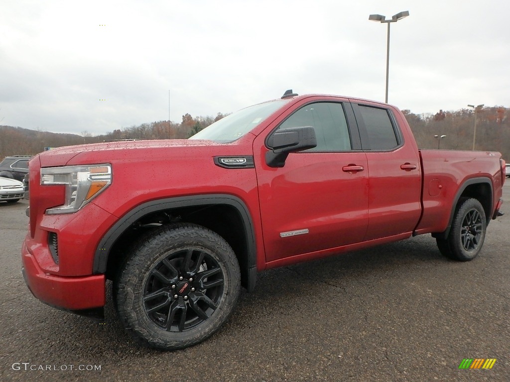 2019 Sierra 1500 Elevation Double Cab 4WD - Red Quartz Tintcoat / Jet Black photo #1