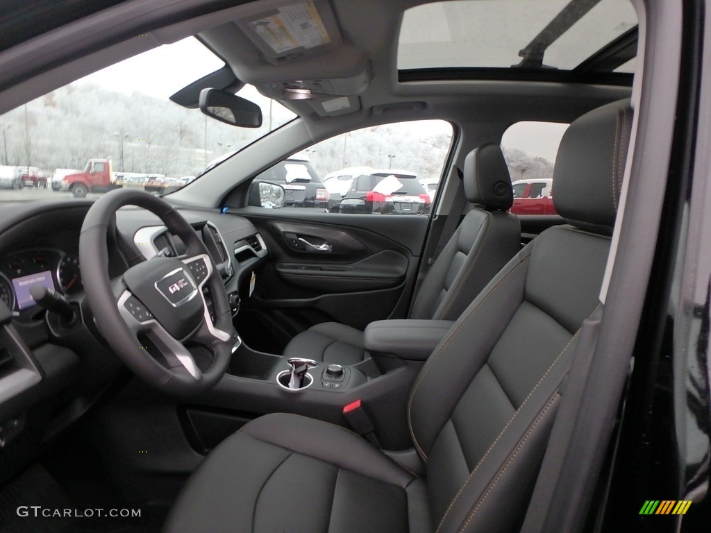 Jet Black Interior 2019 GMC Terrain SLT AWD Photo #130569721
