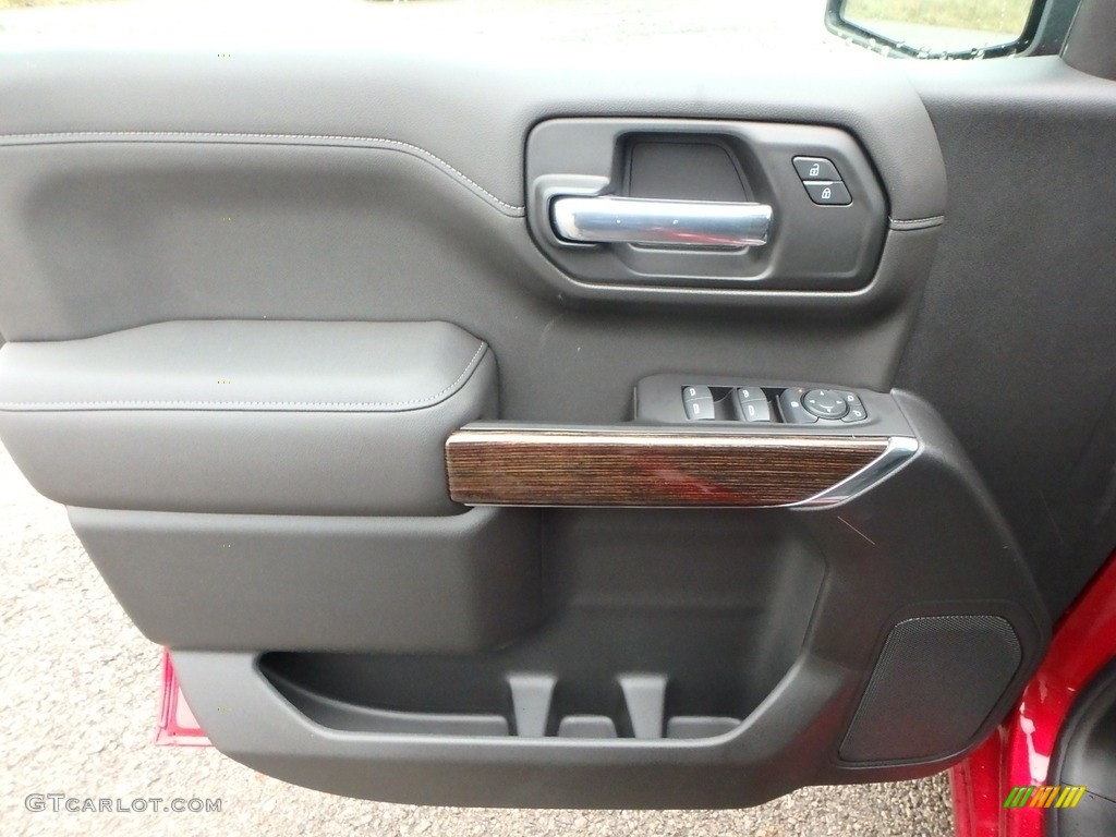 2019 GMC Sierra 1500 Elevation Double Cab 4WD Jet Black Door Panel Photo #130569771