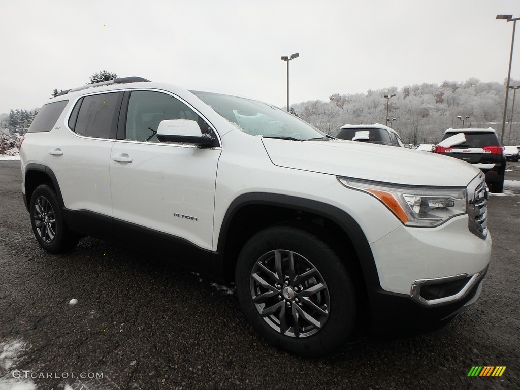 White Frost Tricoat 2019 GMC Acadia SLT AWD Exterior Photo #130570374