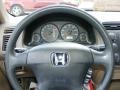 2001 Titanium Metallic Honda Civic EX Sedan  photo #10