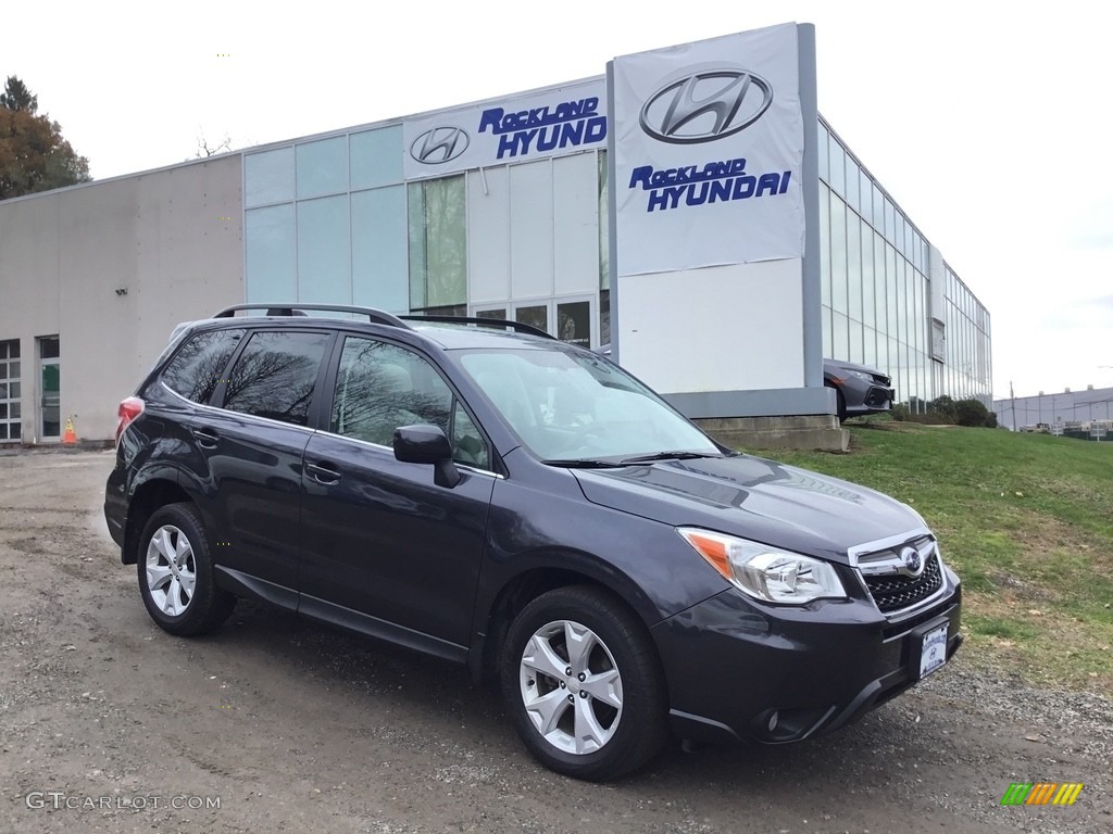 2016 Forester 2.5i Limited - Quartz Blue Pearl / Gray photo #1