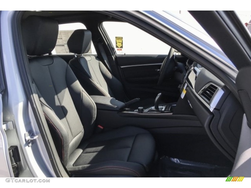 2018 3 Series 330e iPerformance Sedan - Glacier Silver Metallic / Black photo #5
