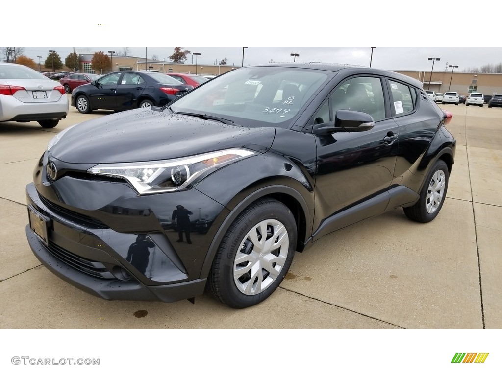 Black Sand Pearl 2019 Toyota C-HR LE Exterior Photo #130572144