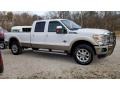 2011 Oxford White Ford F350 Super Duty Lariat Crew Cab 4x4  photo #5