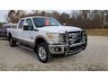 2011 Oxford White Ford F350 Super Duty Lariat Crew Cab 4x4  photo #6