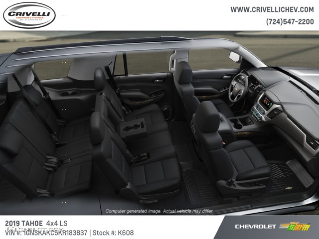 2019 Tahoe LS 4WD - Summit White / Jet Black photo #6
