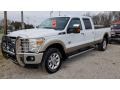 2011 Oxford White Ford F350 Super Duty Lariat Crew Cab 4x4  photo #19