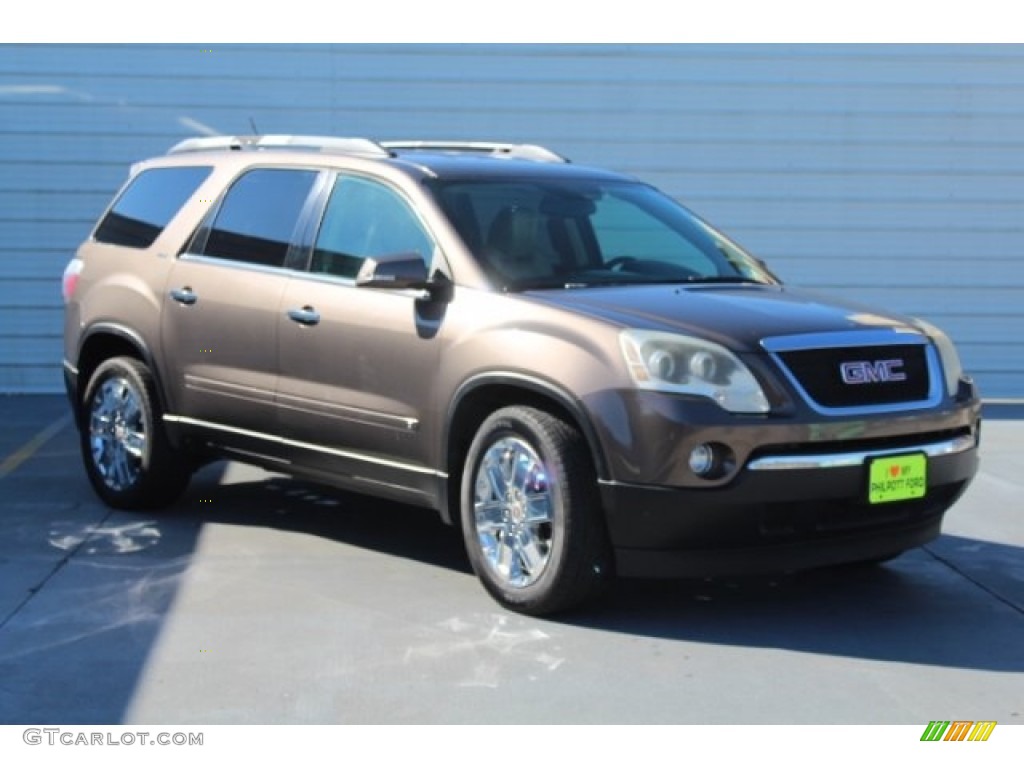 2010 Acadia SLT - Medium Brown Metallic / Cashmere photo #2