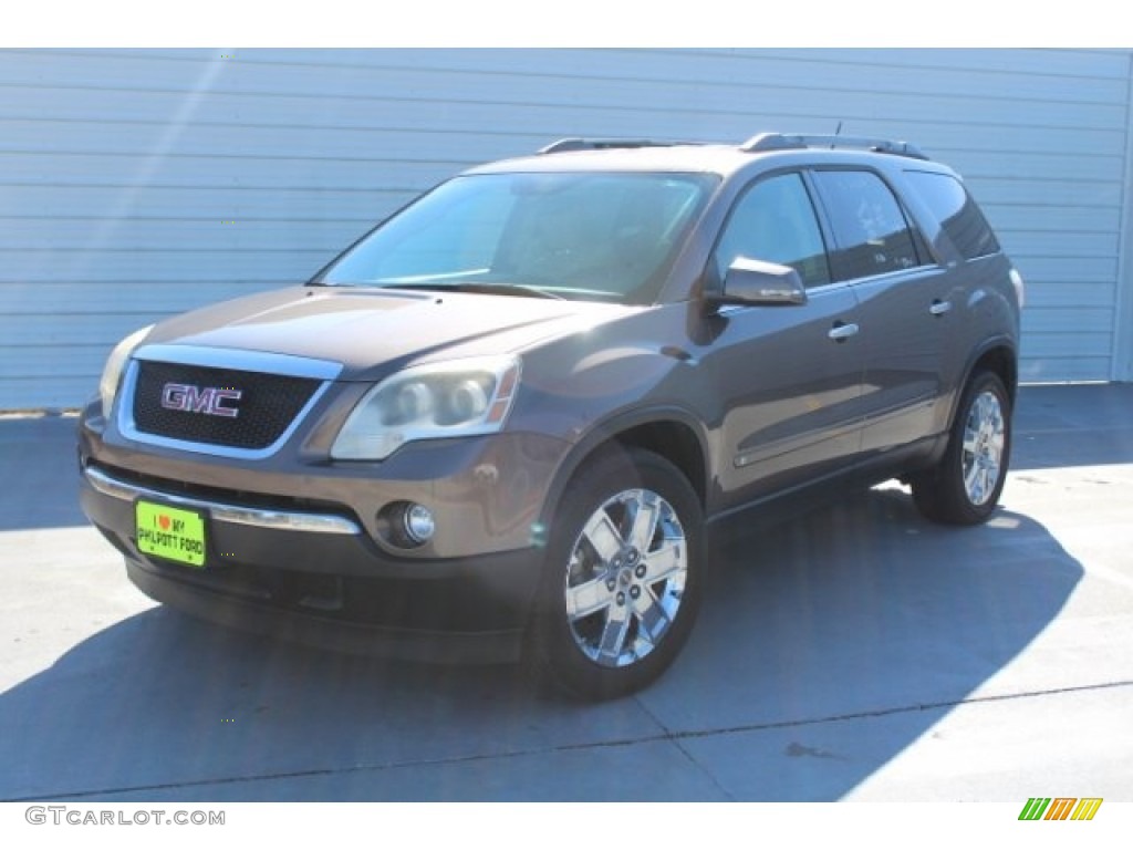 2010 Acadia SLT - Medium Brown Metallic / Cashmere photo #4