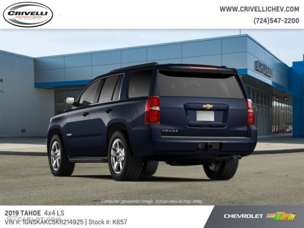 2019 Tahoe LS 4WD - Blue Velvet Metallic / Jet Black photo #3