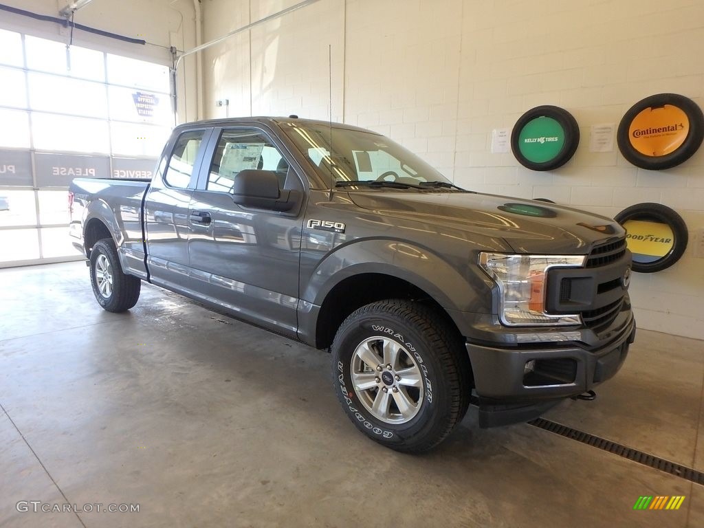 2018 F150 XL SuperCab 4x4 - Magnetic / Earth Gray photo #1