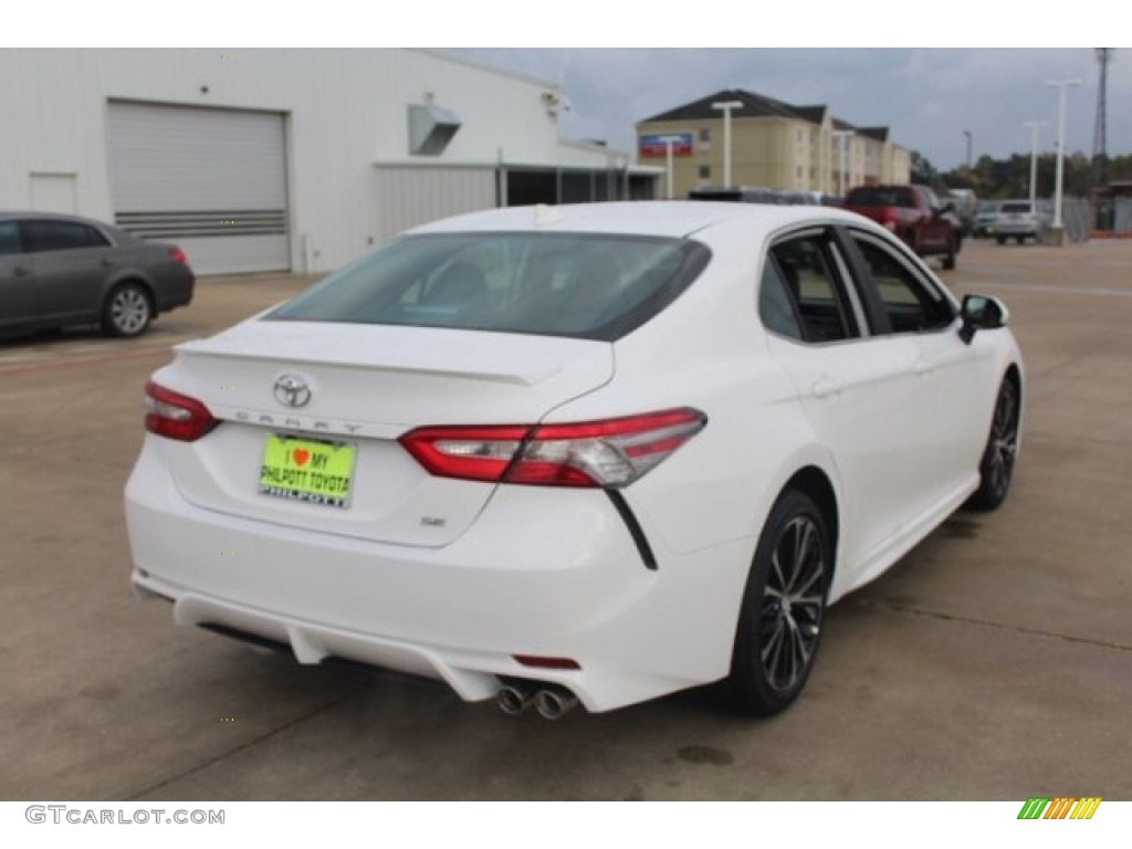 2019 Camry SE - Super White / Black photo #8