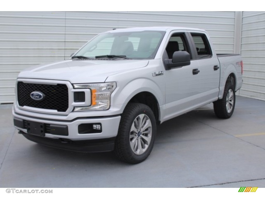 2018 F150 STX SuperCrew 4x4 - Ingot Silver / Black photo #4
