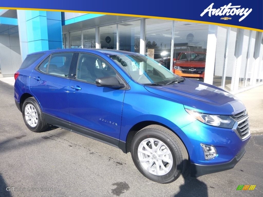 2019 Equinox LS AWD - Kinetic Blue Metallic / Medium Ash Gray photo #1