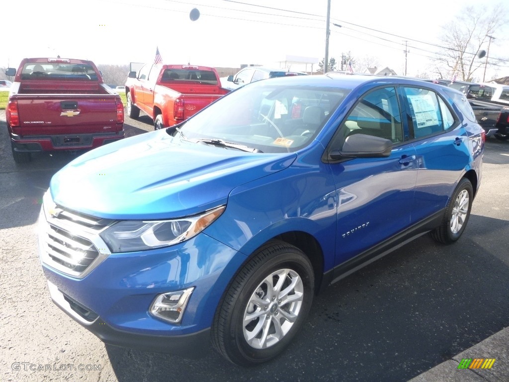 2019 Equinox LS AWD - Kinetic Blue Metallic / Medium Ash Gray photo #7