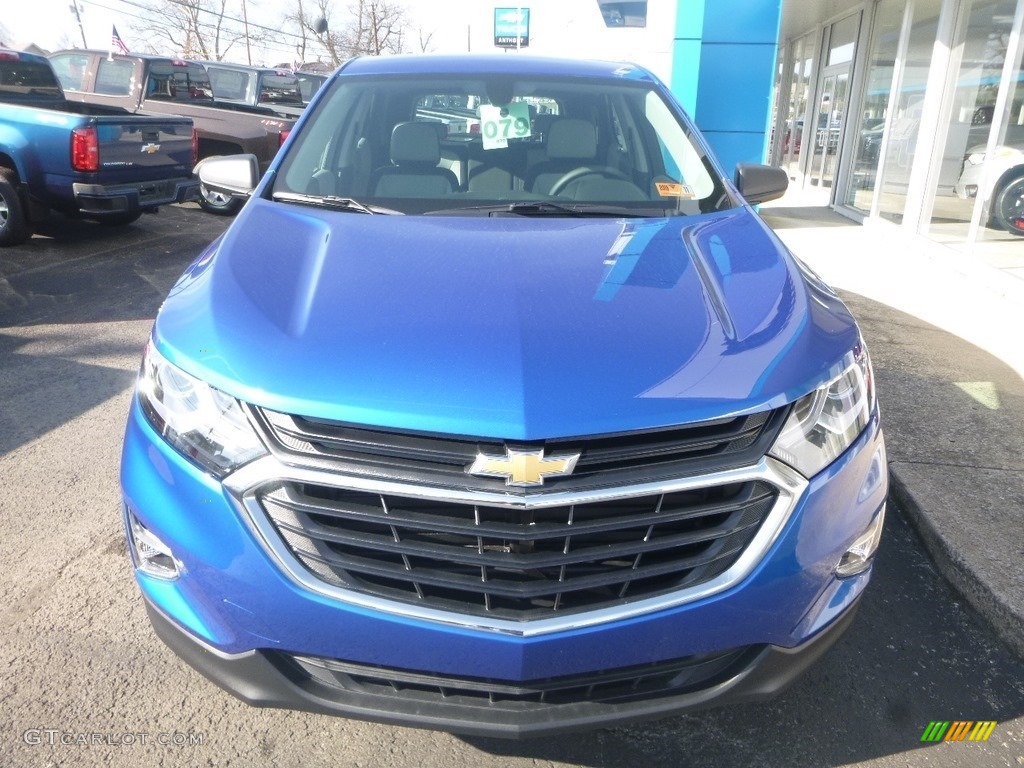2019 Equinox LS AWD - Kinetic Blue Metallic / Medium Ash Gray photo #8