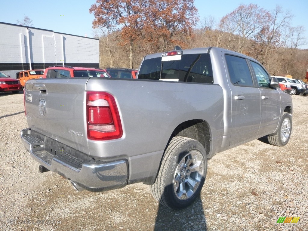 2019 1500 Big Horn Crew Cab 4x4 - Billett Silver Metallic / Black photo #8