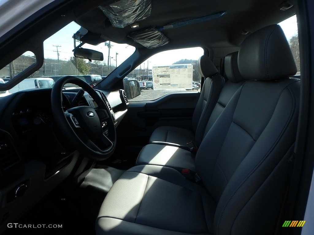 Earth Gray Interior 2019 Ford F150 XL Regular Cab Photo #130579260