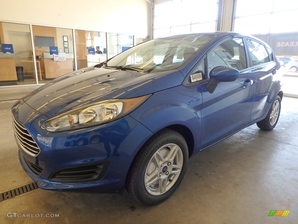 2018 Fiesta SE Hatchback - Lightning Blue / Charcoal Black photo #4