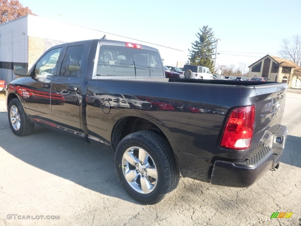 2019 1500 Classic Express Quad Cab 4x4 - Maximum Steel Metallic / Black/Diesel Gray photo #3