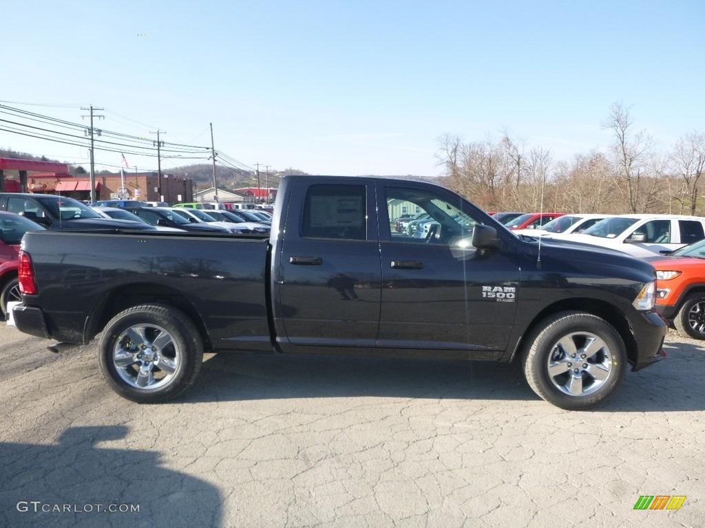 2019 1500 Classic Express Quad Cab 4x4 - Maximum Steel Metallic / Black/Diesel Gray photo #6