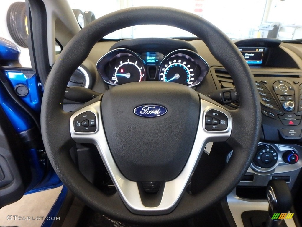 2018 Fiesta SE Hatchback - Lightning Blue / Charcoal Black photo #14