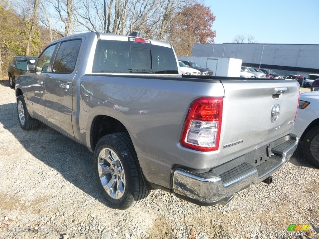 2019 1500 Big Horn Crew Cab 4x4 - Billett Silver Metallic / Black/Diesel Gray photo #3