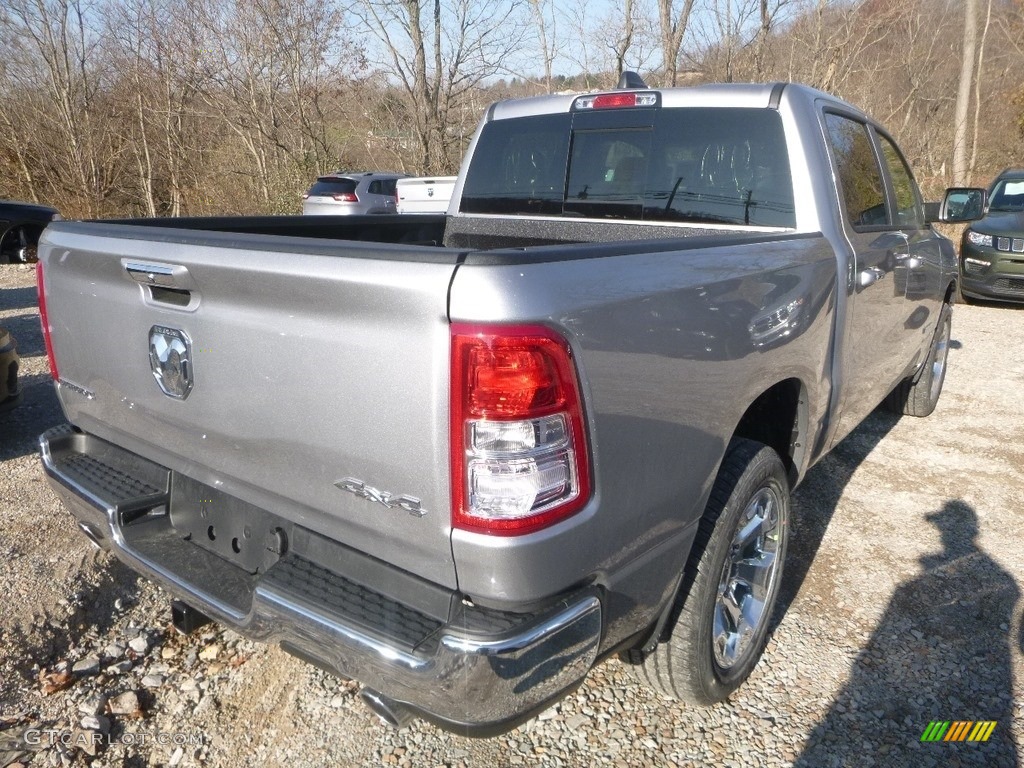 2019 1500 Big Horn Crew Cab 4x4 - Billett Silver Metallic / Black/Diesel Gray photo #5