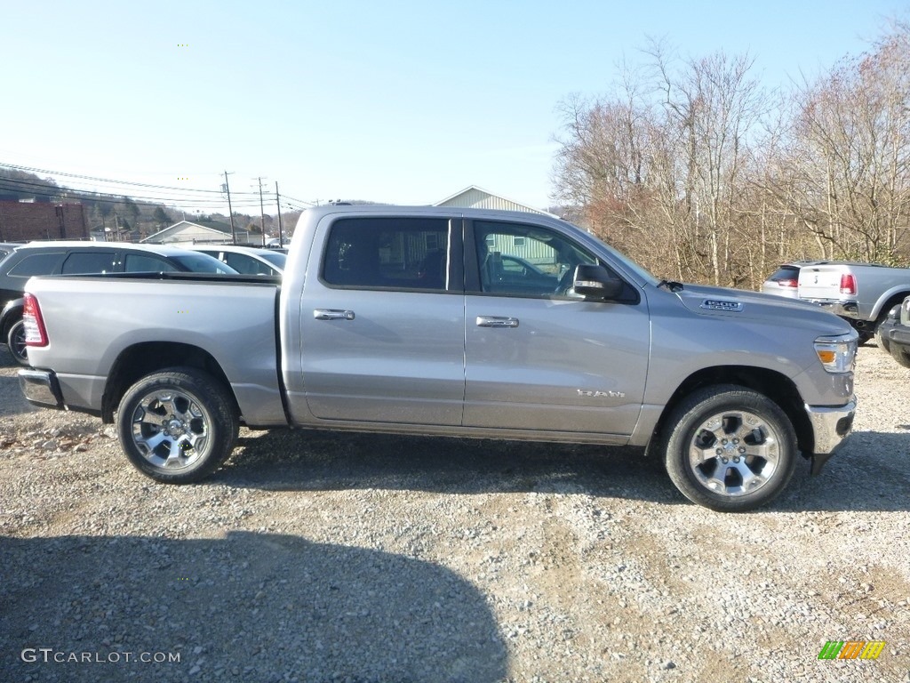 2019 1500 Big Horn Crew Cab 4x4 - Billett Silver Metallic / Black/Diesel Gray photo #6